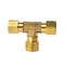 Thrifco Plumbing No. 64 5/16 Inch Lead-Free Brass Compression Tee 4401349 - alternate 1